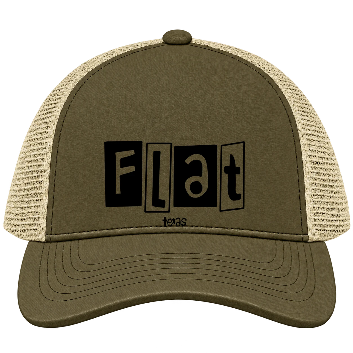 Flat, Texas Hometown Trucker Cap