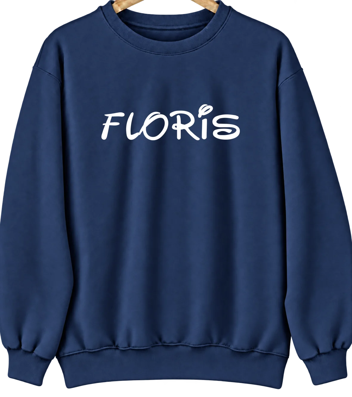 Floris, Iowa Hometown Crewneck — Navy