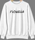 Flowella, Texas Hometown Crewneck — White