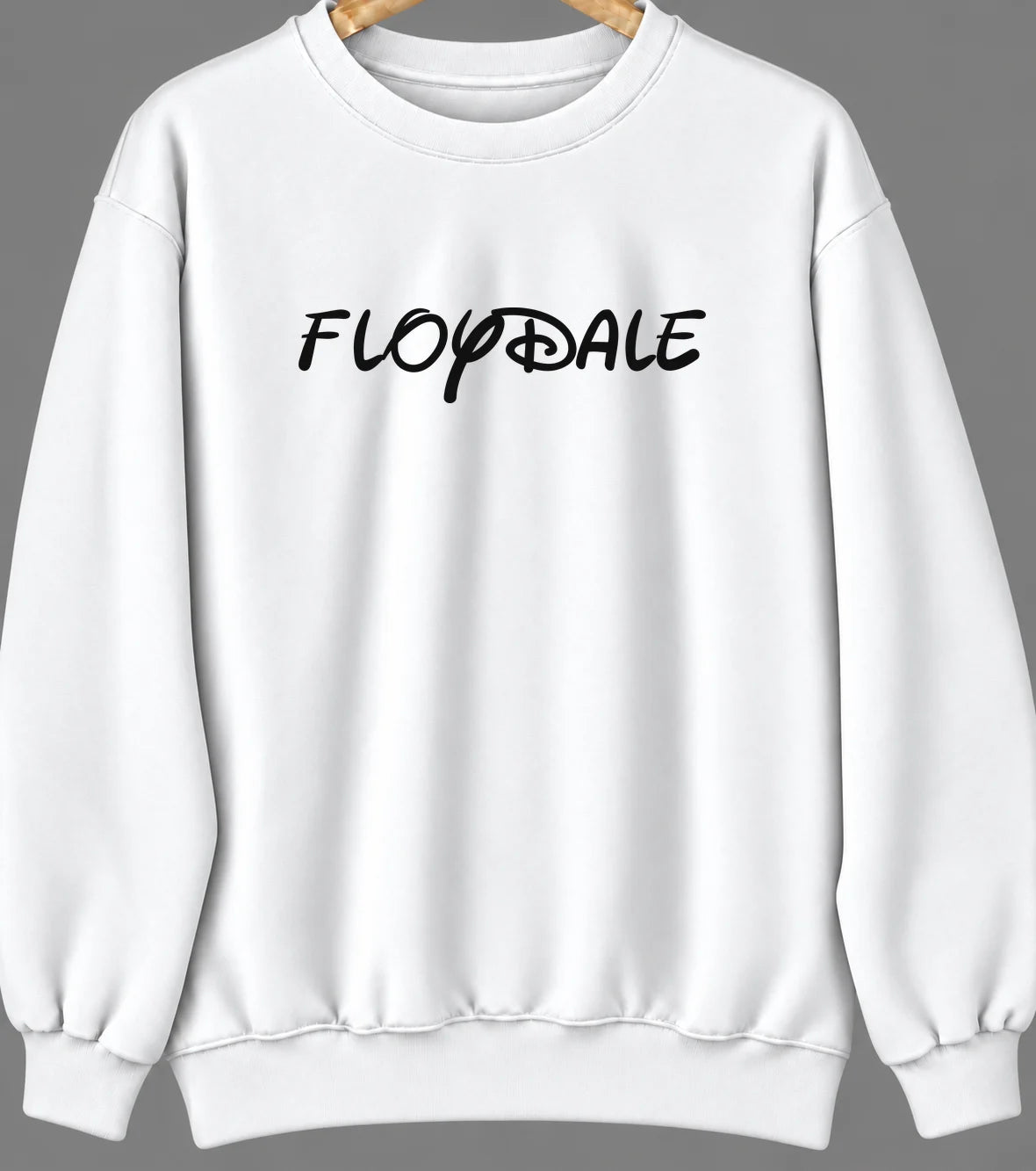 Floydale, South Carolina Hometown Crewneck — White