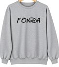 Fonda, New York Hometown Crewneck — Sport Grey