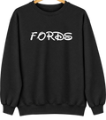 Fords, New Jersey Hometown Crewneck — Black