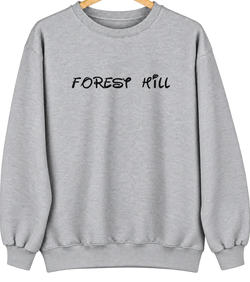 Forest Hill, Texas Hometown Crewneck — Sport Grey