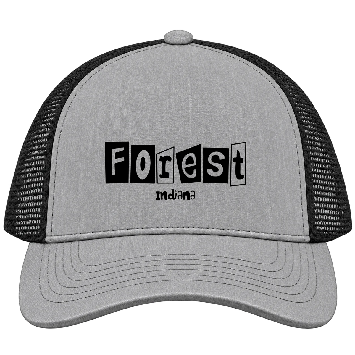Forest, Indiana Hometown Trucker Cap