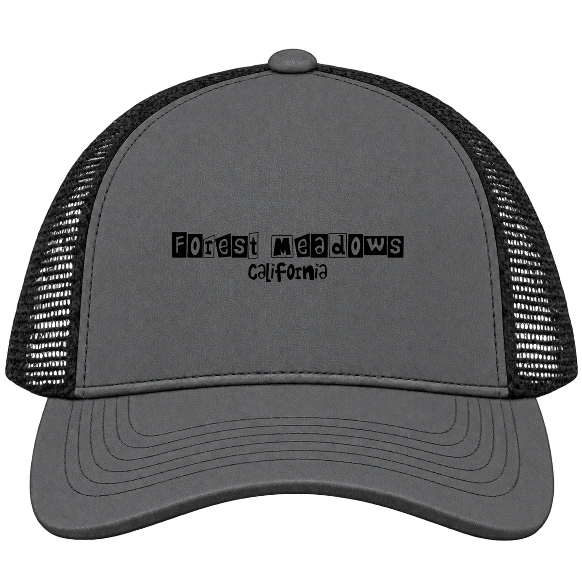 Forest Meadows, California Hometown Trucker Cap