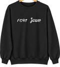 Fort Jesup, Louisiana Hometown Crewneck — Black