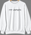 Fort Washington, Maryland Hometown Crewneck — White