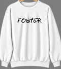 Foster, Oklahoma Hometown Crewneck — White