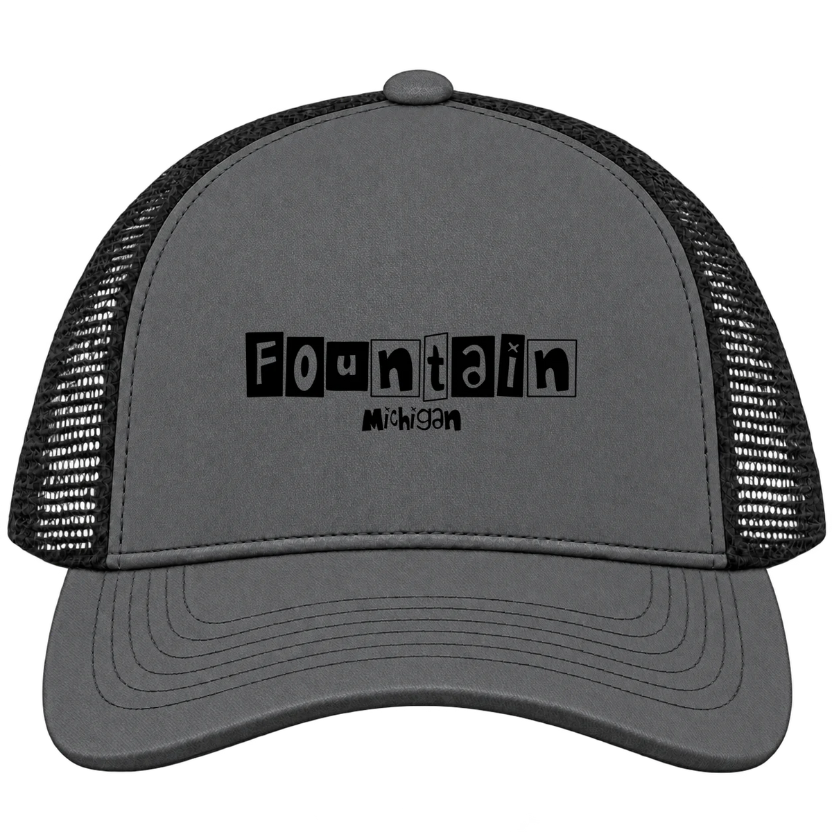Fountain, Michigan Hometown Trucker Cap
