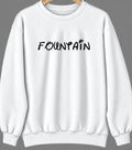 Fountain, Minnesota Hometown Crewneck — White