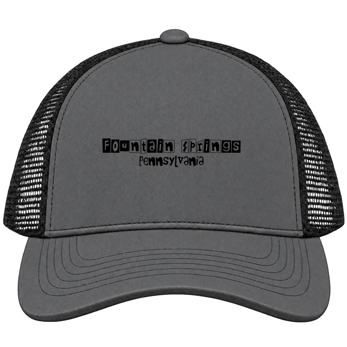 Fountain Springs, Pennsylvania Hometown Trucker Cap