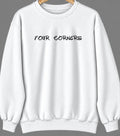 Four Corners, Montana Hometown Crewneck — White