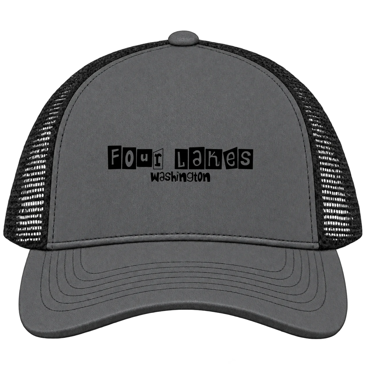 Four Lakes, Washington Hometown Trucker Cap