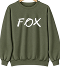 Fox, Arkansas Hometown Crewneck — Military Green