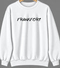 Frankfort, Kansas Hometown Crewneck — White