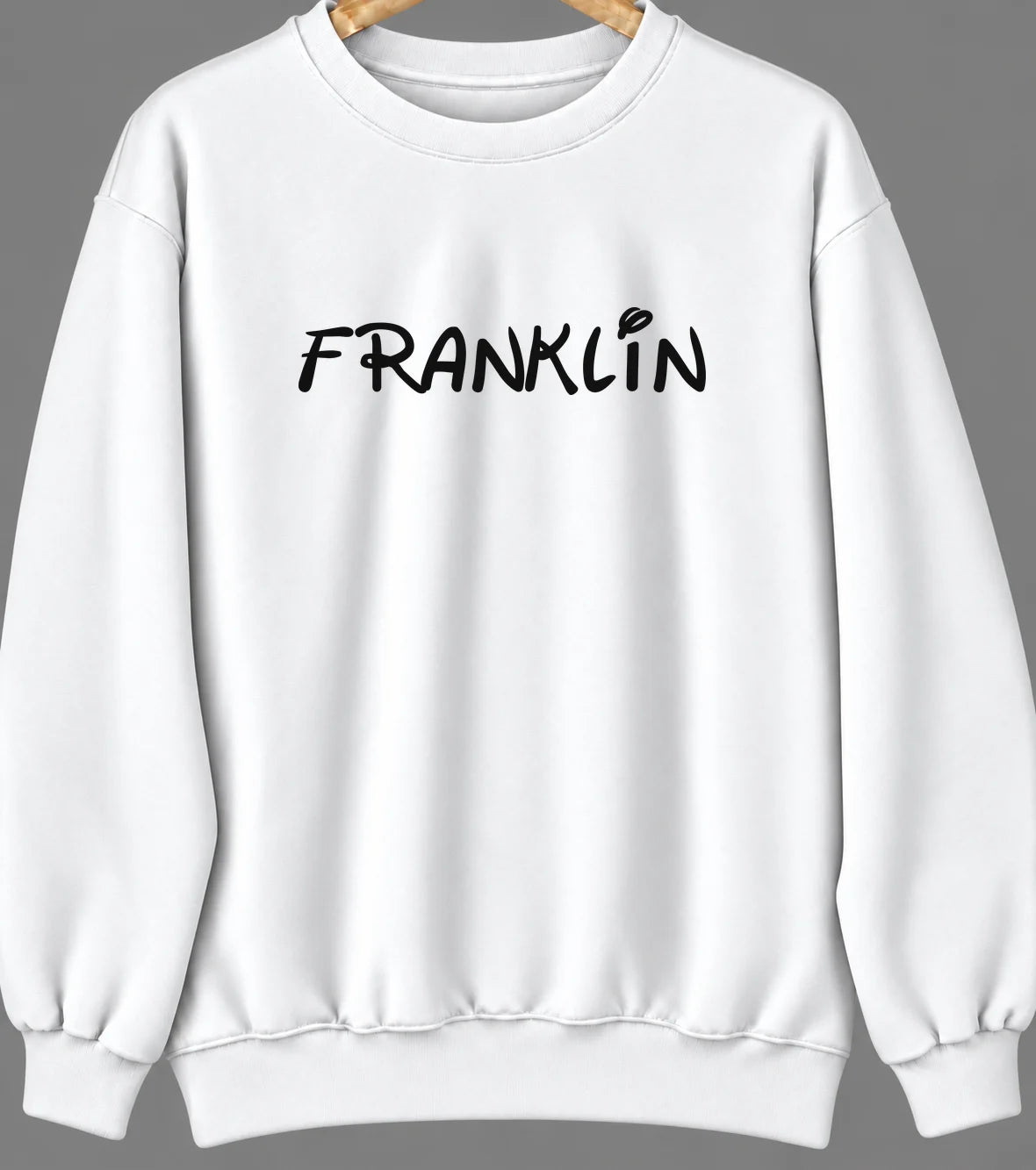 Franklin, Kentucky Hometown Crewneck — White