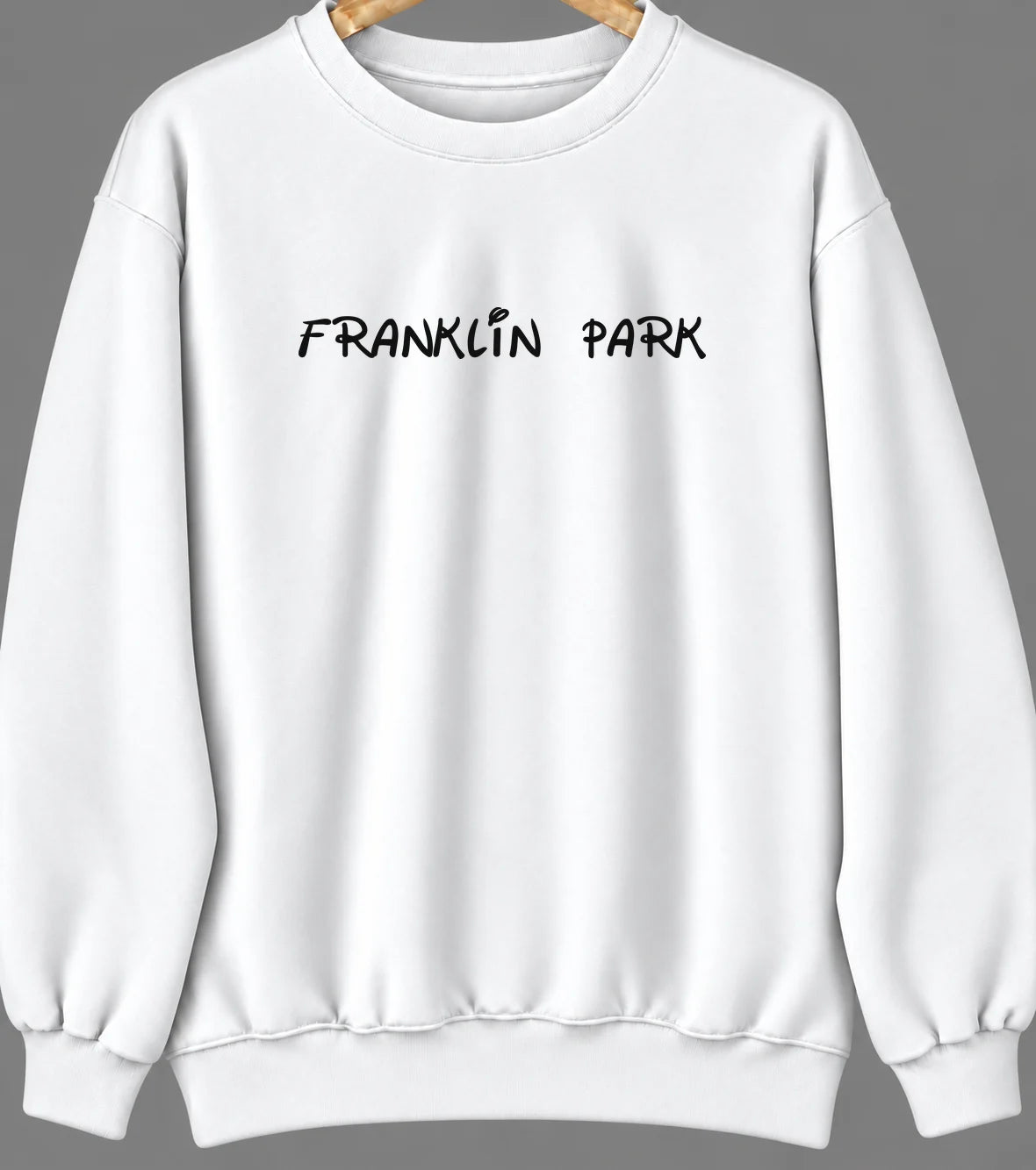 Franklin Park, Florida Hometown Crewneck — White
