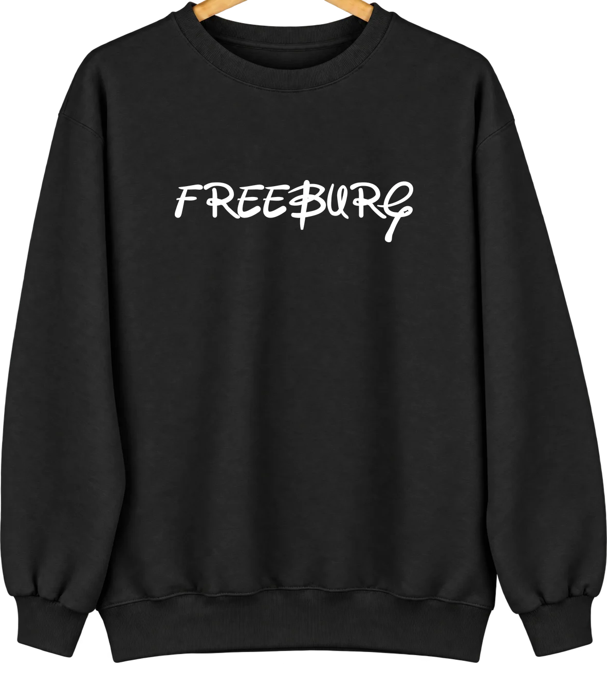 Freeburg, Pennsylvania Hometown Crewneck — Black
