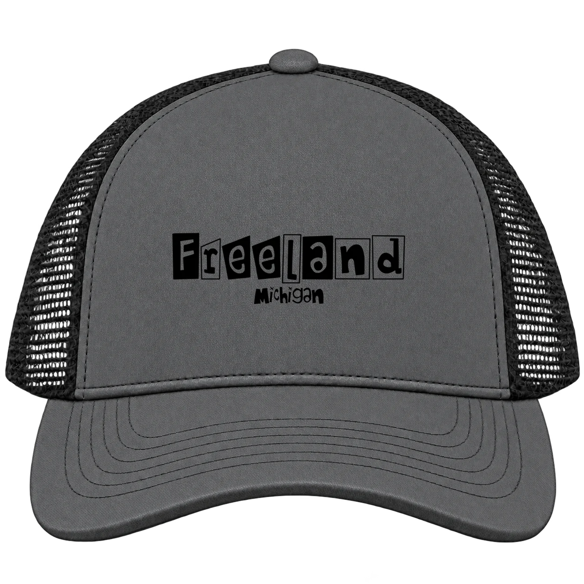Freeland, Michigan Hometown Trucker Cap