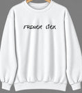 French Lick, Indiana Hometown Crewneck — White