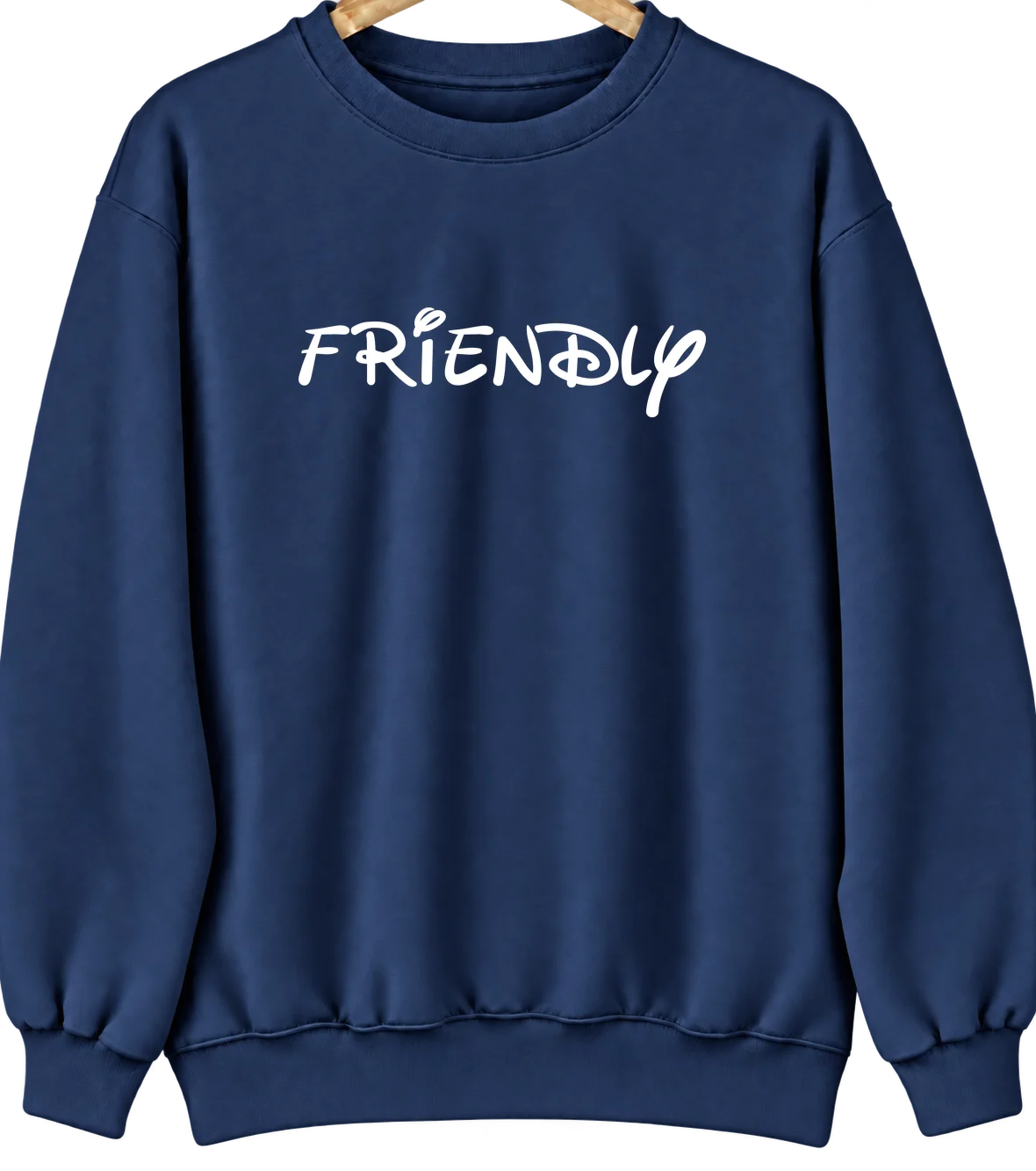 Friendly, Maryland Hometown Crewneck — Navy