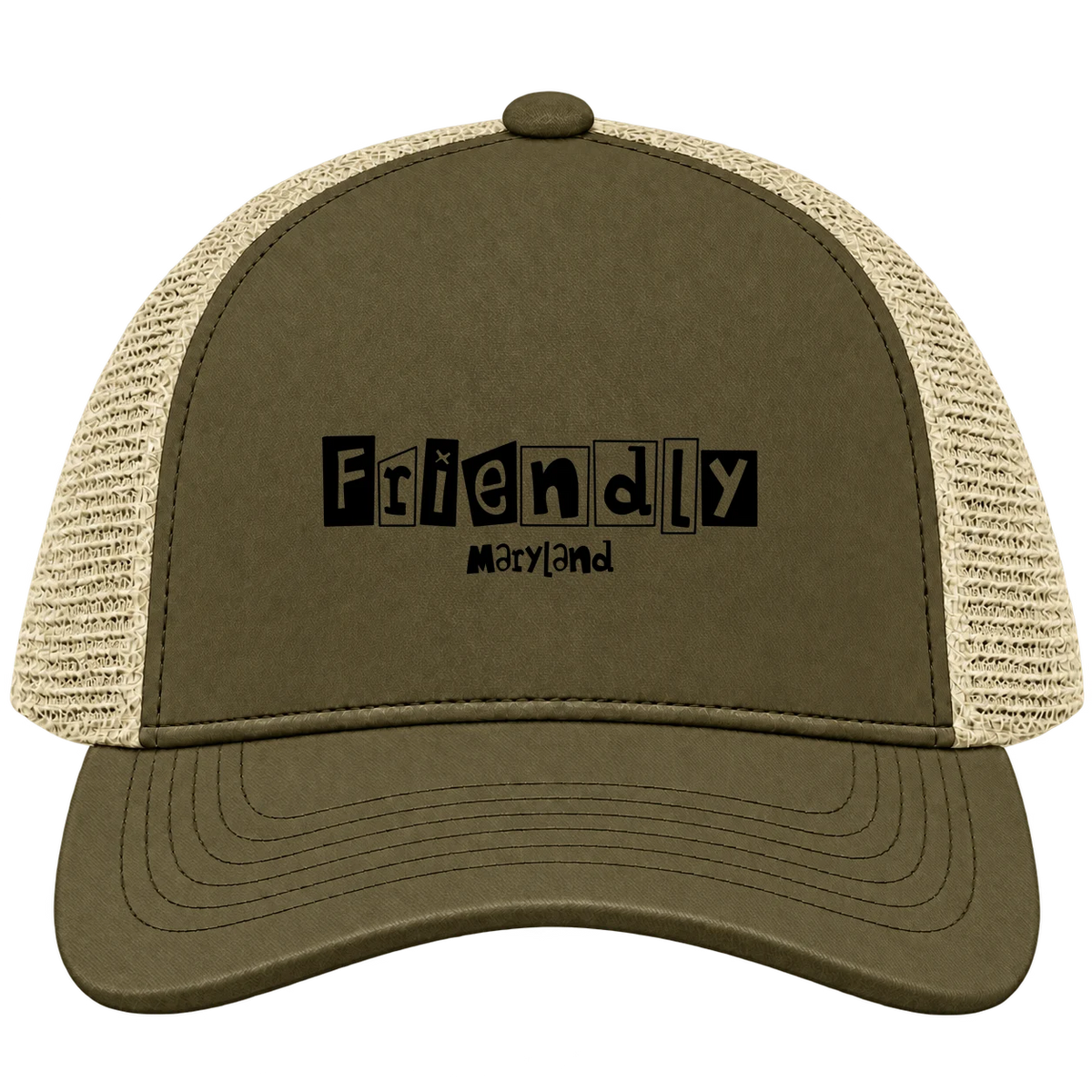 Friendly, Maryland Hometown Trucker Cap