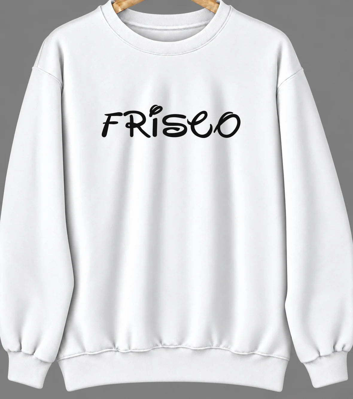 Frisco, Pennsylvania Hometown Crewneck — White