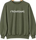 Frontenac, Kansas Hometown Crewneck — Military Green