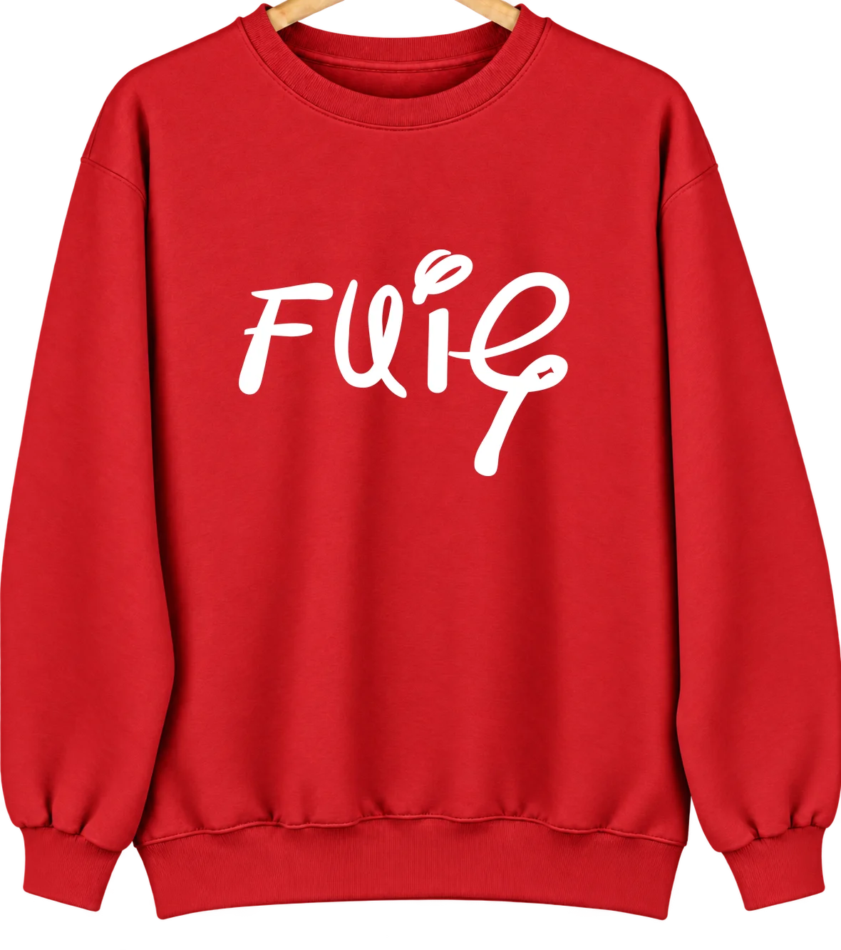 Fuig, Puerto Rico Hometown Crewneck — Red