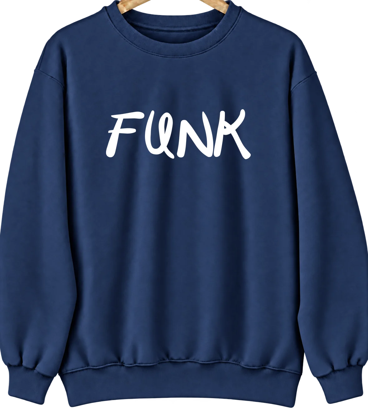 Funk, Nebraska Hometown Crewneck — Navy