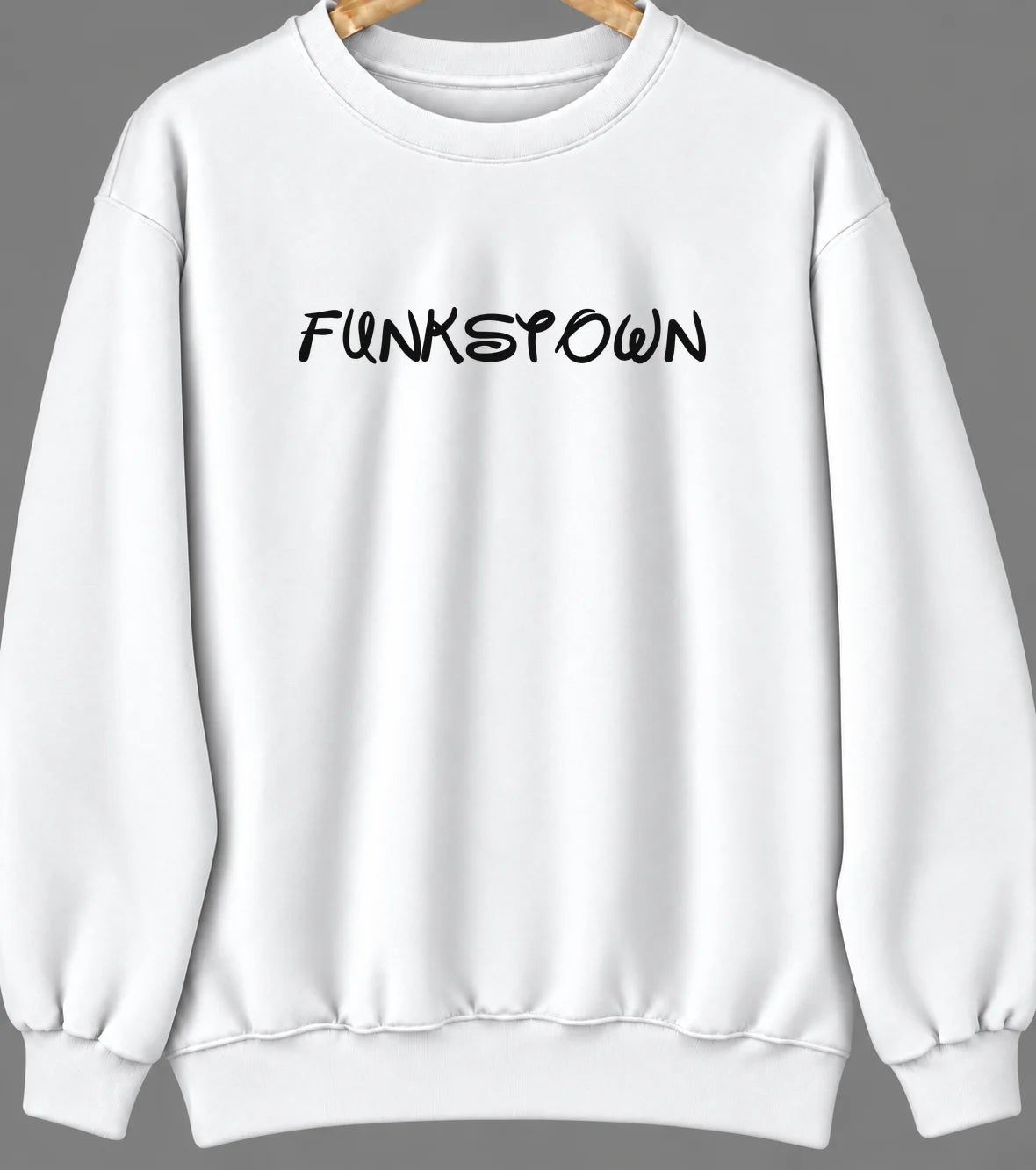 Funkstown, Maryland Hometown Crewneck — White