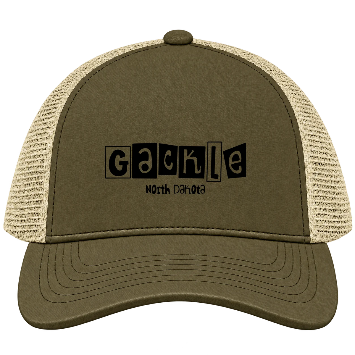 Gackle, North Dakota Hometown Trucker Cap