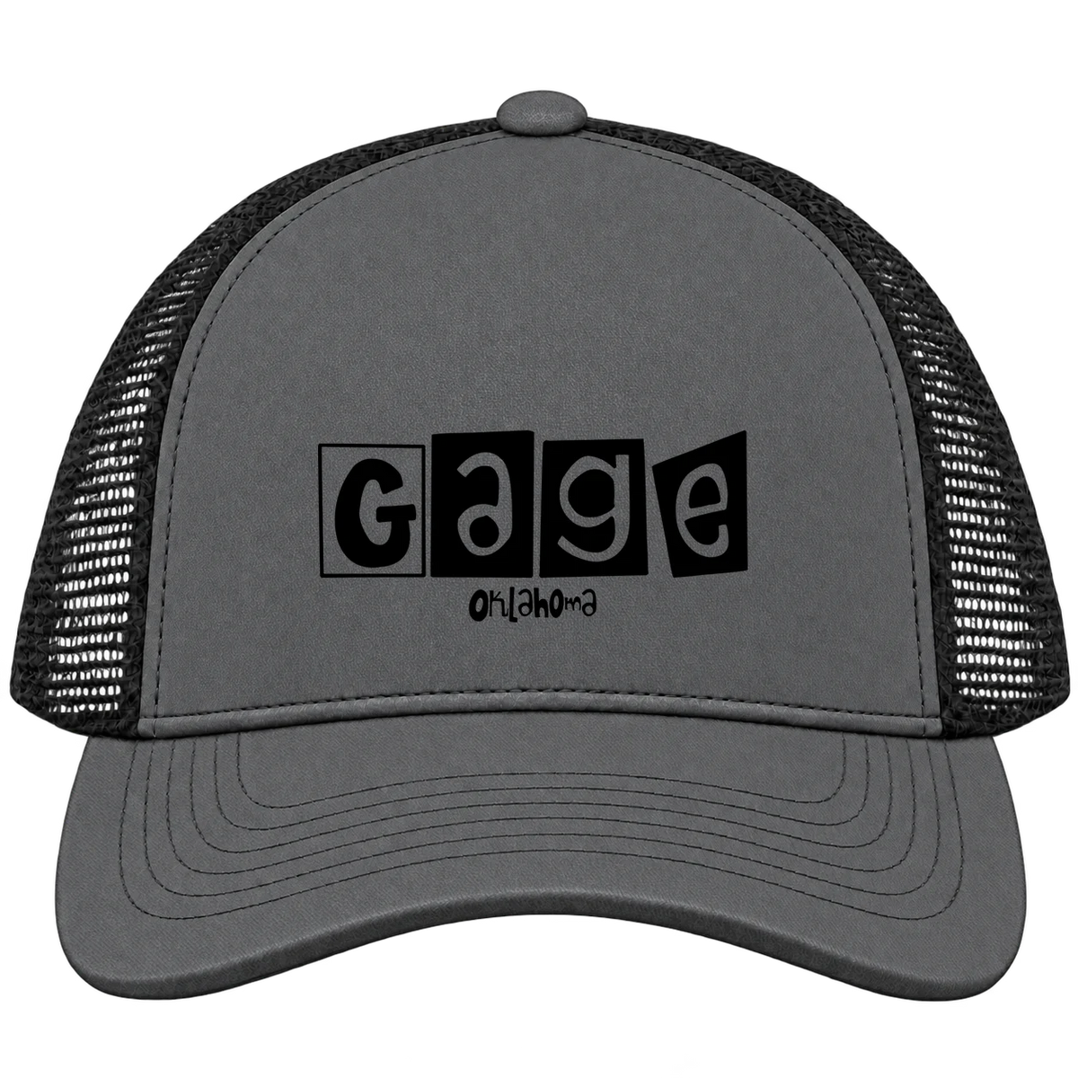 Gage, Oklahoma Hometown Trucker Cap