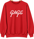 Gage, Oklahoma Hometown Crewneck — Red