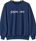Gages Lake, Illinois Hometown Crewneck — Navy