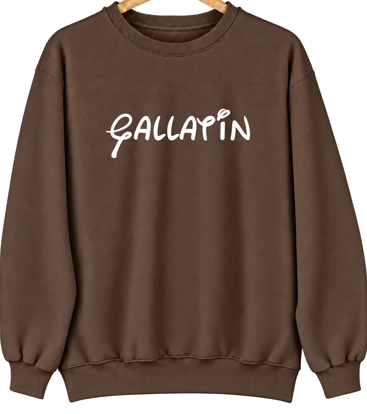 Gallatin, Texas Hometown Crewneck — Brown