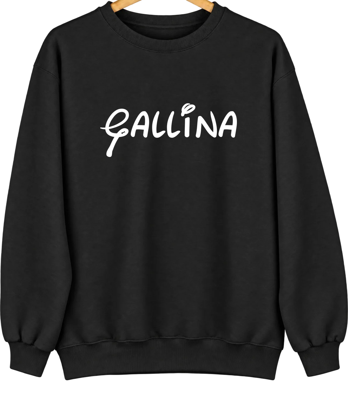Gallina, New Mexico Hometown Crewneck — Black