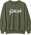 Galva, Iowa Hometown Crewneck — Military Green