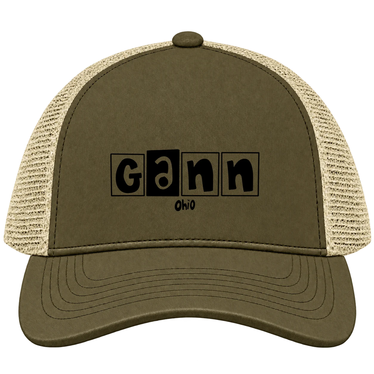 Gann, Ohio Hometown Trucker Cap