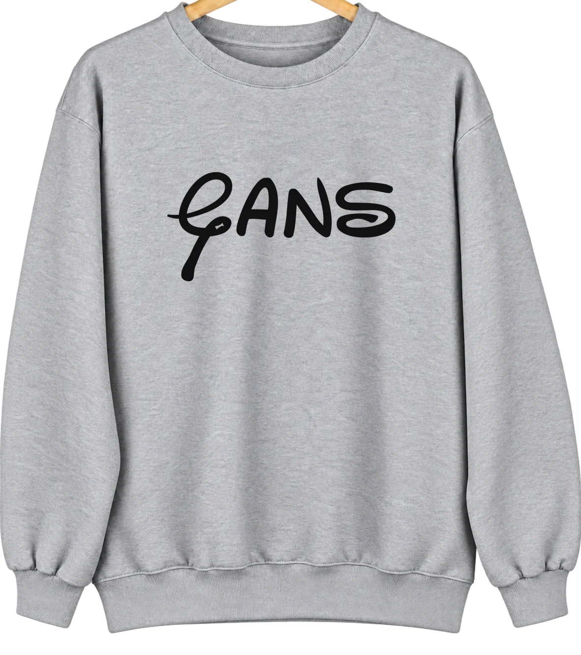 Gans, Oklahoma Hometown Crewneck — Sport Grey