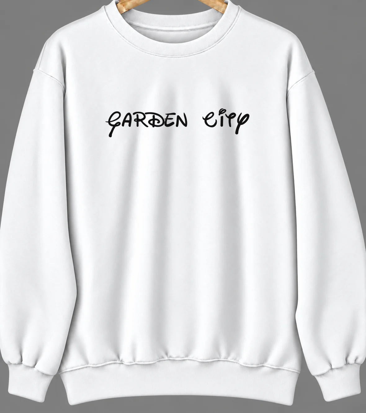 Garden City, Idaho Hometown Crewneck — White