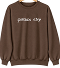 Garden City, Kansas Hometown Crewneck — Brown