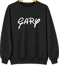 Gary, Minnesota Hometown Crewneck — Black