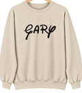 Gary, South Dakota Hometown Crewneck — Sand