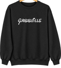 Gassville, Arkansas Hometown Crewneck — Black