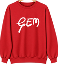 Gem, Kansas Hometown Crewneck — Red