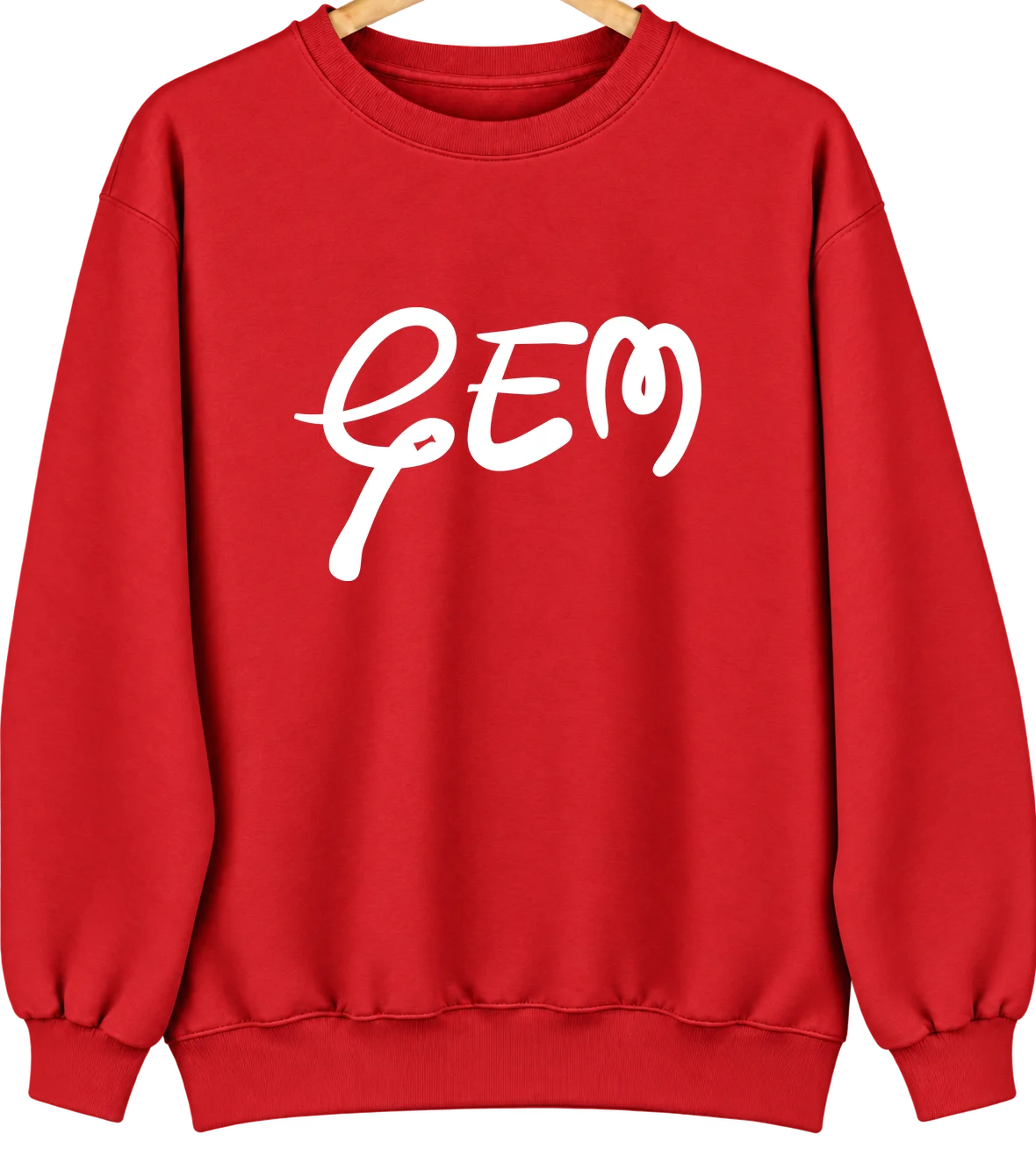 Gem, Kansas Hometown Crewneck — Red