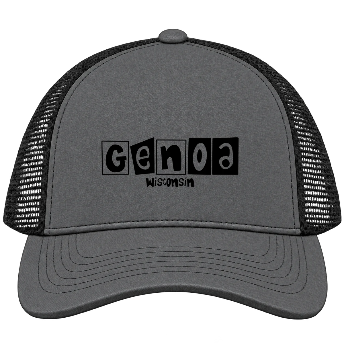 Genoa, Wisconsin Hometown Trucker Cap