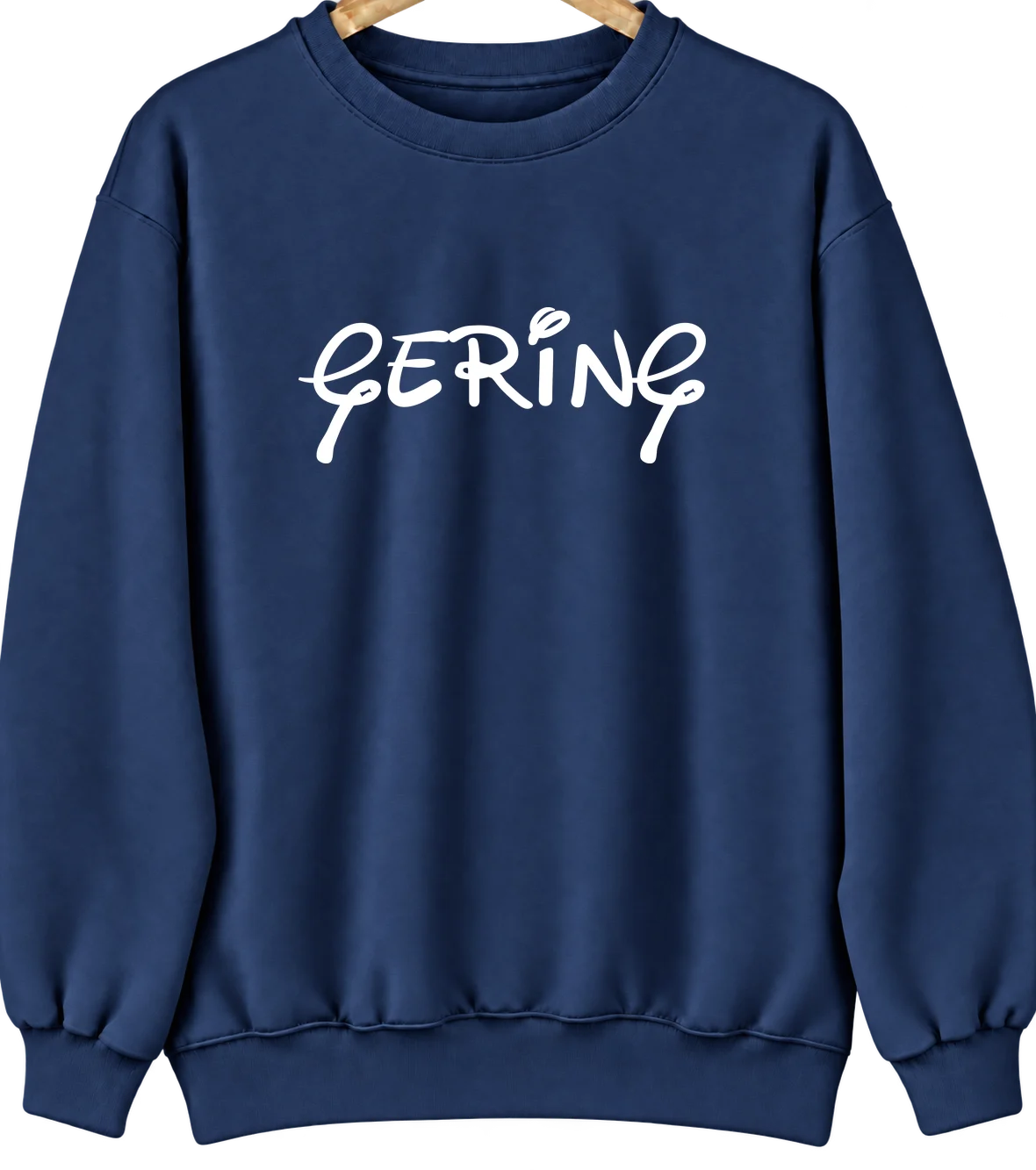 Gering, Nebraska Hometown Crewneck — Navy