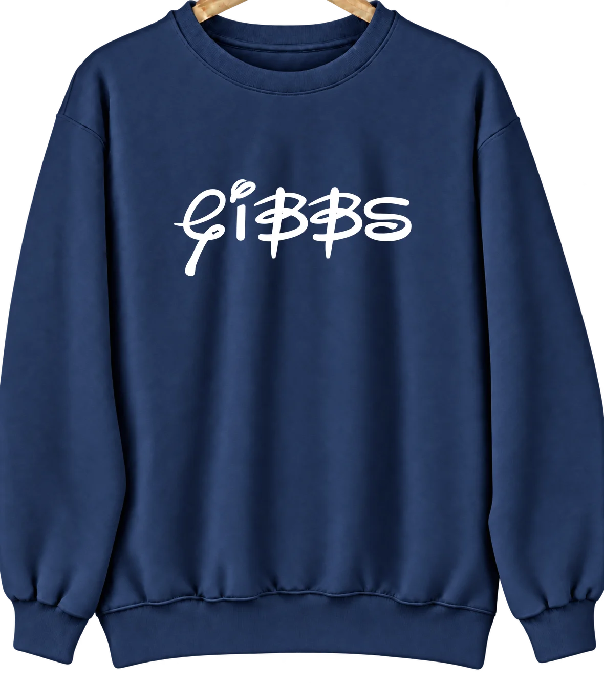Gibbs, Missouri Hometown Crewneck — Navy